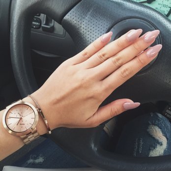 Elegant Nails - Full set gel, done by the gentleman in there. Love this color! - Nail Salons Near Me - Fair Oaks, California
