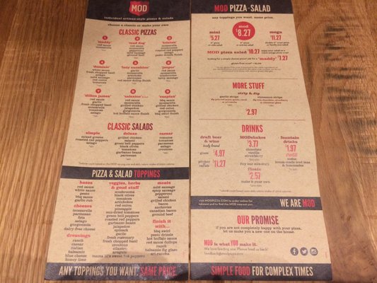 Menu photo 6 MOD Pizza Walnut Creek, CA Menu photo 6 MOD Pizza Walnut Creek, CA
