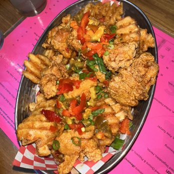 Recess - CHICKEN & WAFFLE FRIES - American Near Me - Chicago, Illinois Recess - CHICKEN & WAFFLE FRIES - American Near Me - Chicago, Illinois