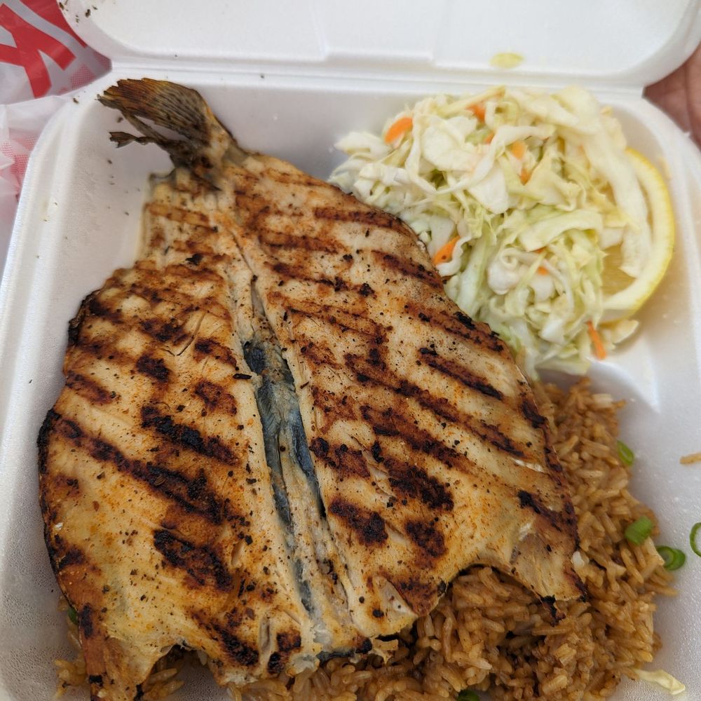 Fish Only Restaurant - Grilled trout plate - Seafood Near Me - Los Angeles, California
