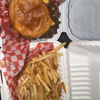 Wanna Smash Bar And Grill - The Quickie #1 with French Fries - Burgers Near Me - Baltimore, Maryland Wanna Smash Bar And Grill - The Quickie #1 with French Fries - Burgers Near Me - Baltimore, Maryland
