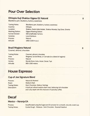 Menu photo 4 MolaMola Coffee Los Angeles, CA