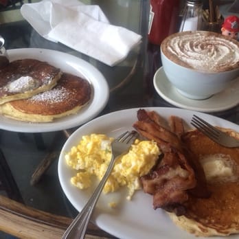 Tea Room Cafe - Sour cream pancakes, mocha, ménage a tres breakfast. - Coffee & Tea Near Me - Petaluma, California Tea Room Cafe - Sour cream pancakes, mocha, ménage a tres breakfast. - Coffee & Tea Near Me - Petaluma, California