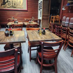 Dining area at the rear