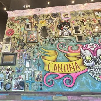 Cantina Louie - Closer view of such an intricate and beautiful wall of artworks - Mexican Near Me - Saint Johns, Florida Cantina Louie - Closer view of such an intricate and beautiful wall of artworks - Mexican Near Me - Saint Johns, Florida