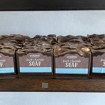 French Broad Chocolate Factory - Soap! Comes in dark, white or milk chocolate! - Chocolatiers & Shops Near Me - Asheville, North Carolina French Broad Chocolate Factory - Soap! Comes in dark, white or milk chocolate! - Chocolatiers & Shops Near Me - Asheville, North Carolina
