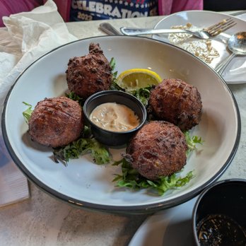 Outback Crab Shack - Conch Fritters - Seafood Near Me - Saint Augustine, Florida Outback Crab Shack - Conch Fritters - Seafood Near Me - Saint Augustine, Florida