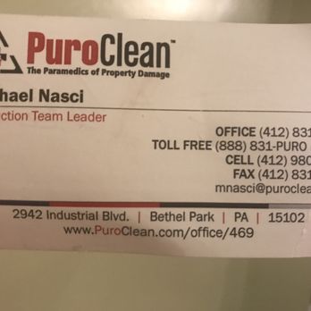 PuroClean - Damage Restoration Near Me - Bethel Park, Pennsylvania