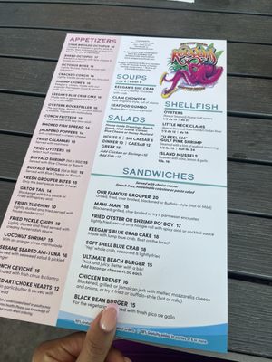 Menu photo 5 Keegan's Seafood Grille Indian Rocks Beach, FL