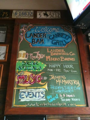 Menu photo 3 Lander Bar Lander, WY