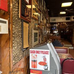 Cash only (as the sign saids lol)