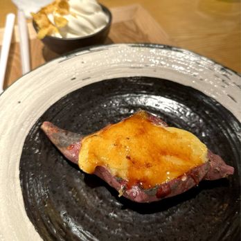 Tendon Kohaku - Sweet Potato Creme Brulee - Japanese Near Me - Bellevue, Washington Tendon Kohaku - Sweet Potato Creme Brulee - Japanese Near Me - Bellevue, Washington