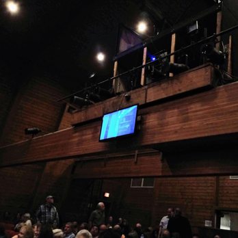 Gateway Playhouse - Screen facing stage- piano player - Performing Arts Near Me - Bellport, New York