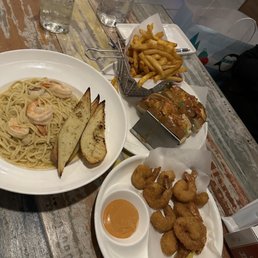 Cajun Lobster Roll, Seafood Linguine, Fried Shrimp (10pcs)