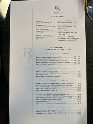 Menu photo 2 RO Restaurant & Lounge Yountville, CA
