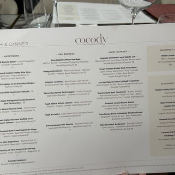 Cocody - Menu - French Near Me - Houston, Texas Cocody - Menu - French Near Me - Houston, Texas