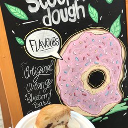 Ice cream donut
