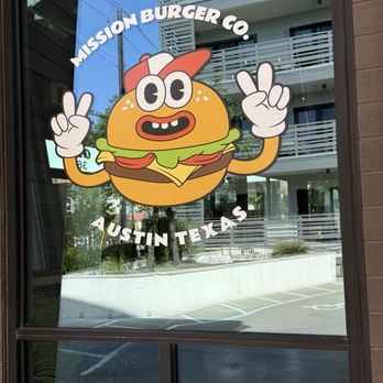 Mission Burger - Outside window - Burgers Near Me - Austin, Texas