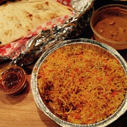 Excellent naan bread, butter chicken and lamb biryani from Maison Samosa Express.