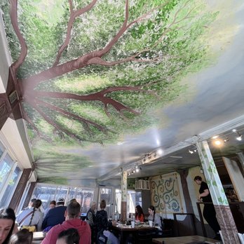 The Pfunky Griddle - a tree painted on the ceiling - Breakfast & Brunch Near Me - Nashville, Tennessee The Pfunky Griddle - a tree painted on the ceiling - Breakfast & Brunch Near Me - Nashville, Tennessee