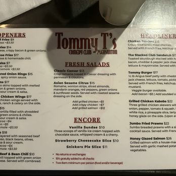 Tommy T's Comedy Club - prices can change front - Comedy Clubs Near Me - Pleasanton, California Tommy T's Comedy Club - prices can change front - Comedy Clubs Near Me - Pleasanton, California
