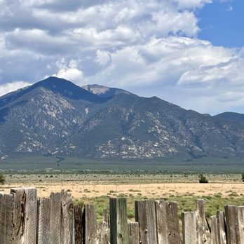 Pizanos - View from Patio - Pizza Near Me - Taos, New Mexico