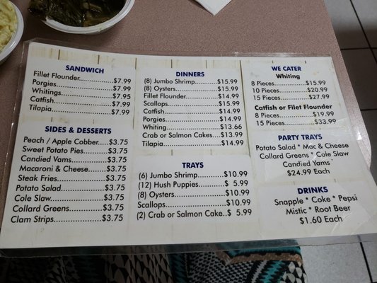 Menu photo 3 Crockett's Fish Fry Montclair, NJ