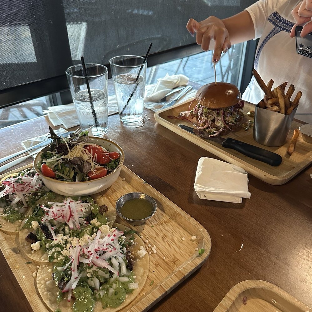 Proof - Steak tacos and Honey Serrano Chicken Sandwich - New American Near Me - Kennewick, Washington Proof - Steak tacos and Honey Serrano Chicken Sandwich - New American Near Me - Kennewick, Washington