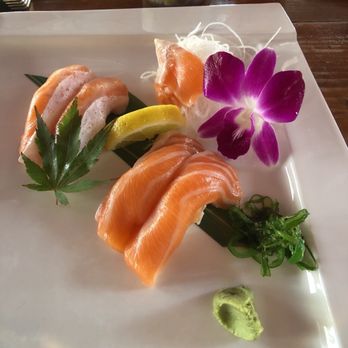 Nozomi - 2x Salmon Saki (Nagiri) - Sushi Bars Near Me - La Jolla, California Nozomi - 2x Salmon Saki (Nagiri) - Sushi Bars Near Me - La Jolla, California