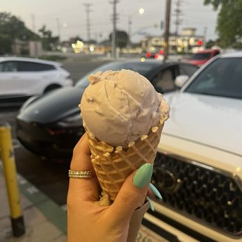 Seaside Creamery - Lavender ice cream waffle cone - Ice Cream & Frozen Yogurt Near Me - Long Beach, California Seaside Creamery - Lavender ice cream waffle cone - Ice Cream & Frozen Yogurt Near Me - Long Beach, California