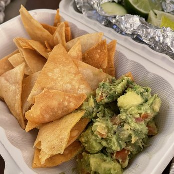Tacos El Torito - Guacamole and chips- $6 (skip it) - Mexican Near Me Tacos El Torito - Guacamole and chips- $6 (skip it) - Mexican Near Me