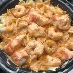Nico's Cajun Island - Seafood Pasta Shrimp, Crab in Cajun Cream Sauce.