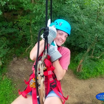 Hocking Hills Canopy Tours - Propelling off the platform - Tours Near Me - Rockbridge, Ohio Hocking Hills Canopy Tours - Propelling off the platform - Tours Near Me - Rockbridge, Ohio