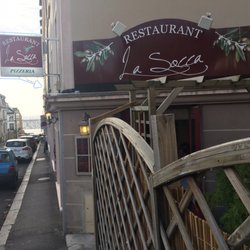 La Socca - The entrance to La Socca