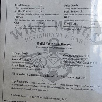Wild Wings Restaurant & Lounge - Menu - American Near Me - Oak Harbor, Ohio Wild Wings Restaurant & Lounge - Menu - American Near Me - Oak Harbor, Ohio