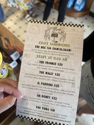 Menu photo 1 Frankie And Wally's Coral Gables, FL Menu photo 1 Frankie And Wally's Coral Gables, FL