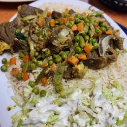 Aaran Restaurant - Goat & Rice
