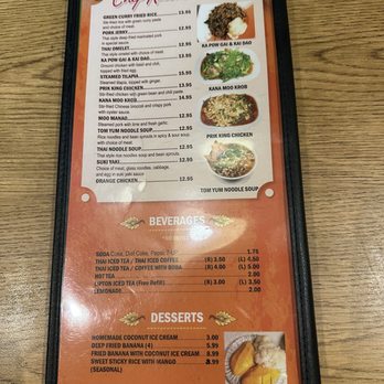 Singha Thai - Menu Sept 2026 - Thai Near Me - Bakersfield, California