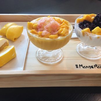 Mango Mango Dessert - Combo A, but mango pancake instead of mochi! - Desserts Near Me - Plano, Texas Mango Mango Dessert - Combo A, but mango pancake instead of mochi! - Desserts Near Me - Plano, Texas