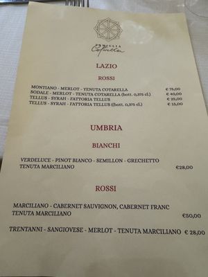 Menu photo 7 Trattoria La Palomba Orvieto, TR
