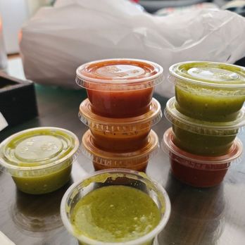 Deli Mex Restaurant - Very generywith the sauces! I asked for 2 extra green because the green is a perfect combo for this Sam burrito. - Mexican Near Me - Sherman Oaks, California Deli Mex Restaurant - Very generywith the sauces! I asked for 2 extra green because the green is a perfect combo for this Sam burrito. - Mexican Near Me - Sherman Oaks, California
