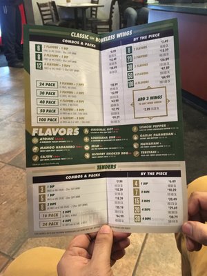 Menu photo 3 Wingstop Union, NJ