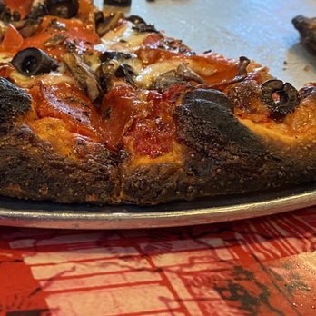 Trackside Pizza - Pepperoni, olives and mushrooms - Pizza Near Me - Sumner, Washington