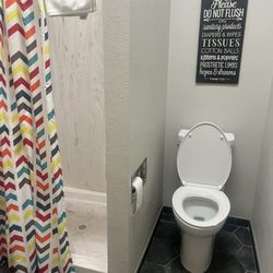 Little Creek RV Park - Campsite restroom