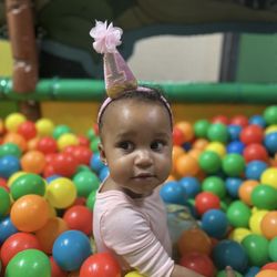Luv N Huggs Indoor Playground & Party Rentals - Eden in the ball pit