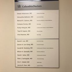 Columbia Doctors - List of Doctors