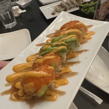 Kuma Sushi - In and Out Salmon Roll - Sushi Bars Near Me - Bakersfield, California