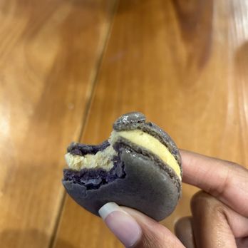 Semicolon Cafe - Lavender macaron sooo good and strong lavender flavor - Coffee & Tea Near Me - Jersey City, New Jersey Semicolon Cafe - Lavender macaron sooo good and strong lavender flavor - Coffee & Tea Near Me - Jersey City, New Jersey