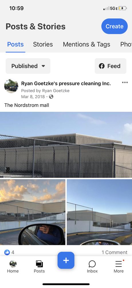 Slide of Ryan Goetzke's Pressure Cleaning