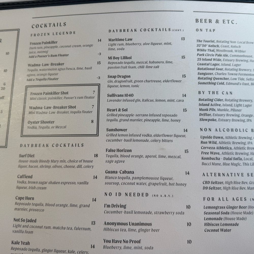 The Longboard - Seafood Near Me - Sullivan's Island, South Carolina